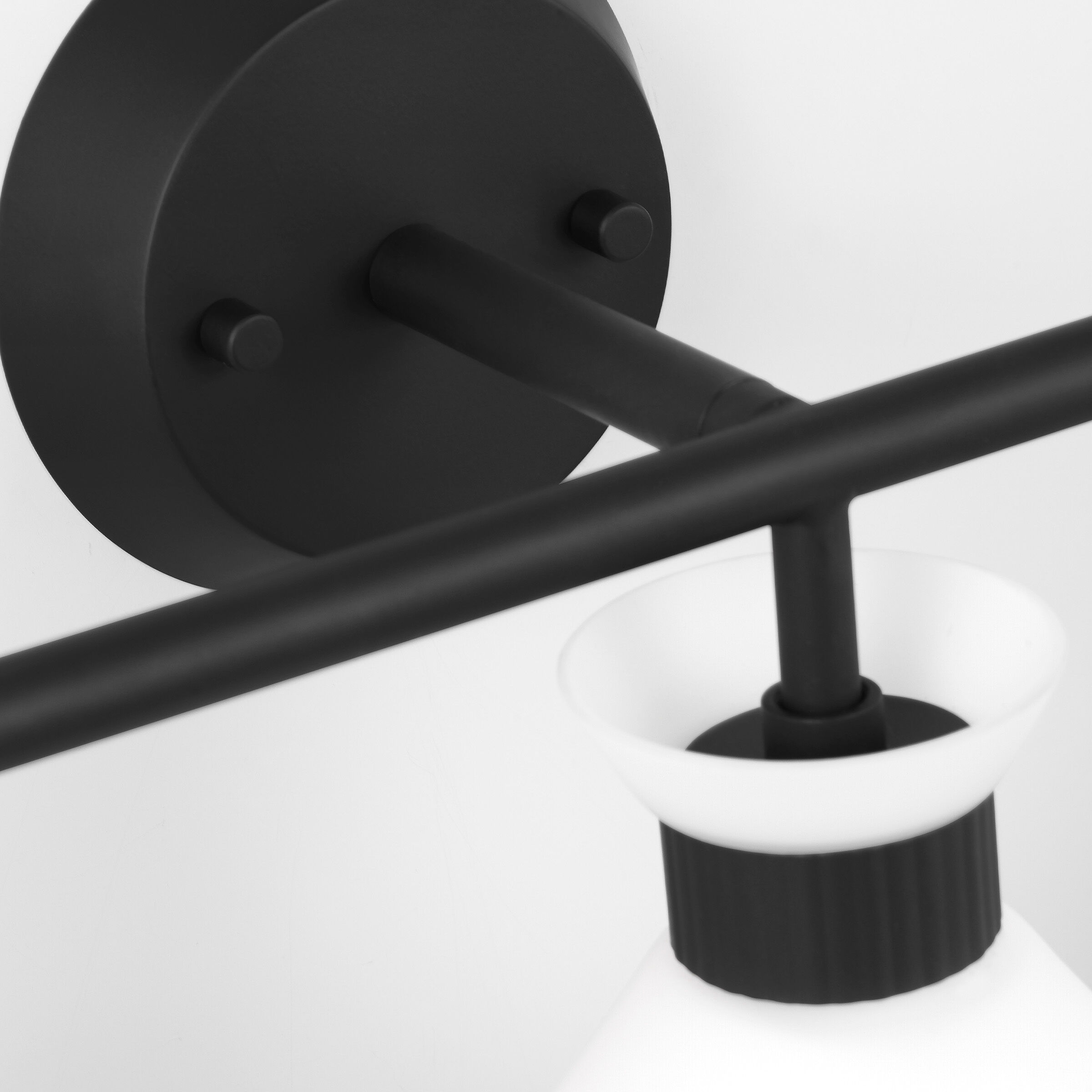 Drew & Jonathan Belcarra 3 Light 27 inch Midnight Black Wall Bath Fixture Wall Light