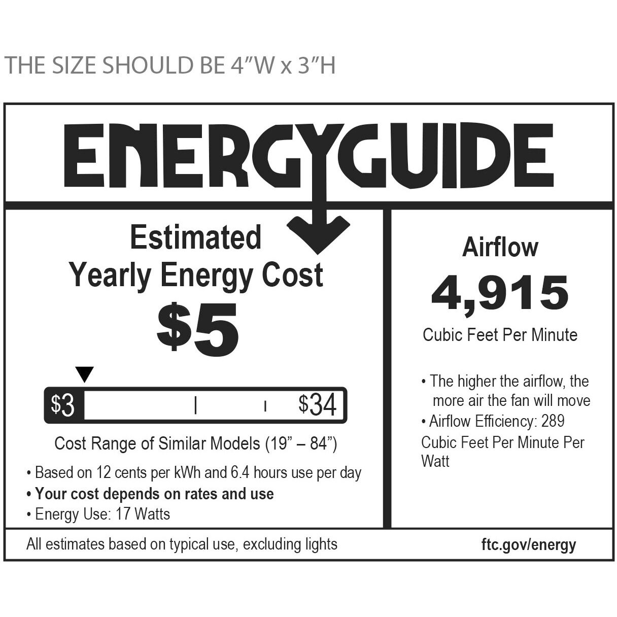 Swept 56 inch Flat White Ceiling Fan