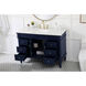 Lexington 48 X 22 X 35 inch Blue Vanity Sink Set
