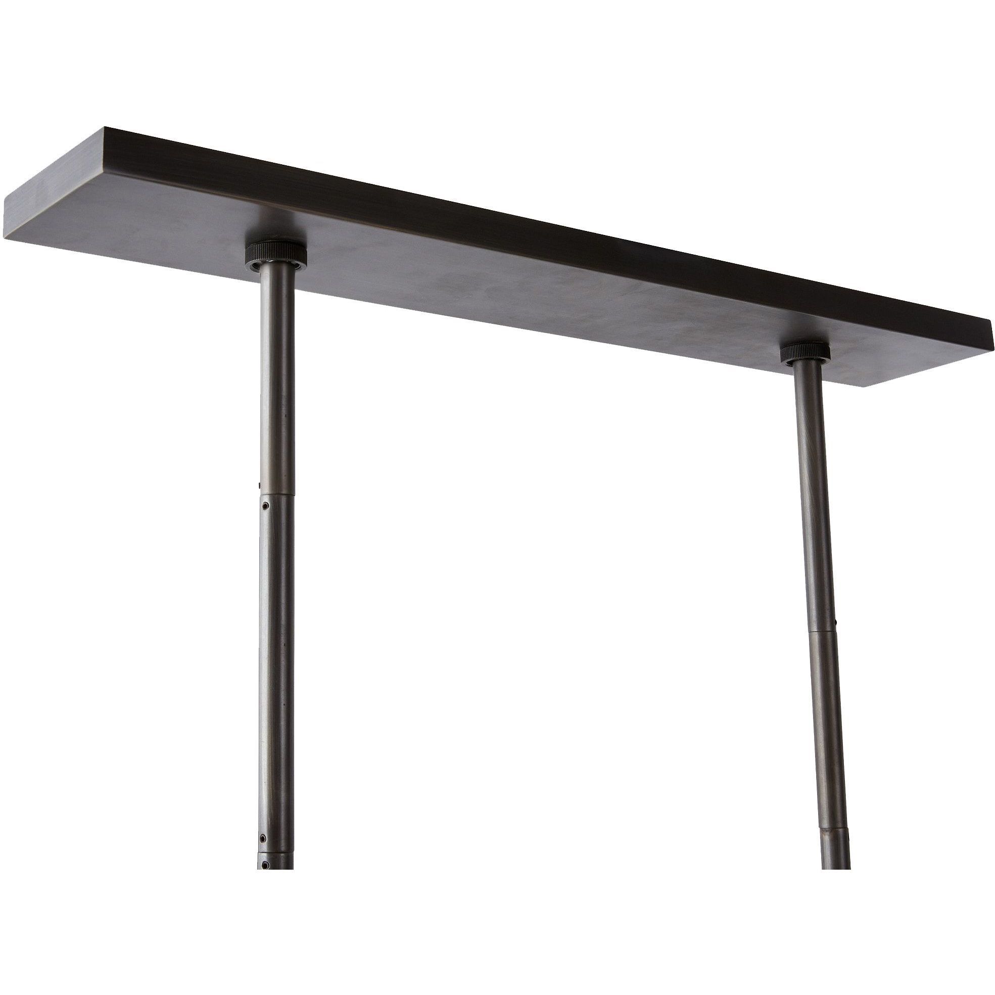 Erica 8 Light 58 inch English Bronze Linear Chandelier Ceiling Light