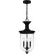 Havana 3 Light 10 inch Earth Black Outdoor Lantern, Large