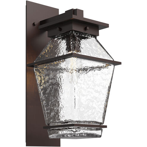 Landmark 1 Light Statuary Bronze Outdoor Sconce in E26 Incandescent, Arm