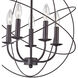 Williamsport 5 Light 18 inch Oil Rubbed Bronze Chandelier Ceiling Light