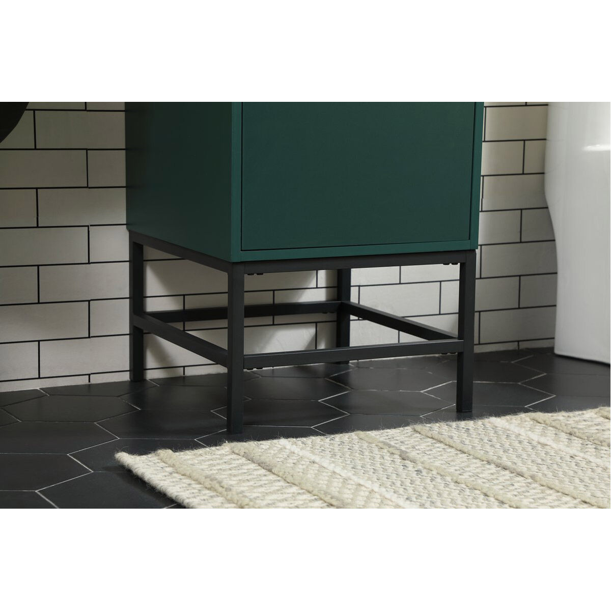 Eugene 19 X 18 X 33.5 inch Green Vanity Sink Set