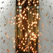 Franklin Restoration Large Bell LED 8 inch Polished Nickel Flush Mount Ceiling Light in Silver Plated Mercury Glass