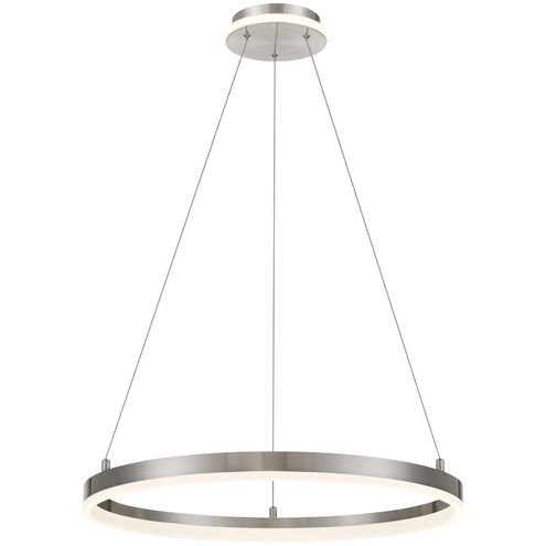 Recovery LED 23.63 inch Brushed Nickel Pendant Ceiling Light