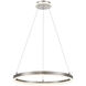 Recovery LED 23.63 inch Brushed Nickel Pendant Ceiling Light