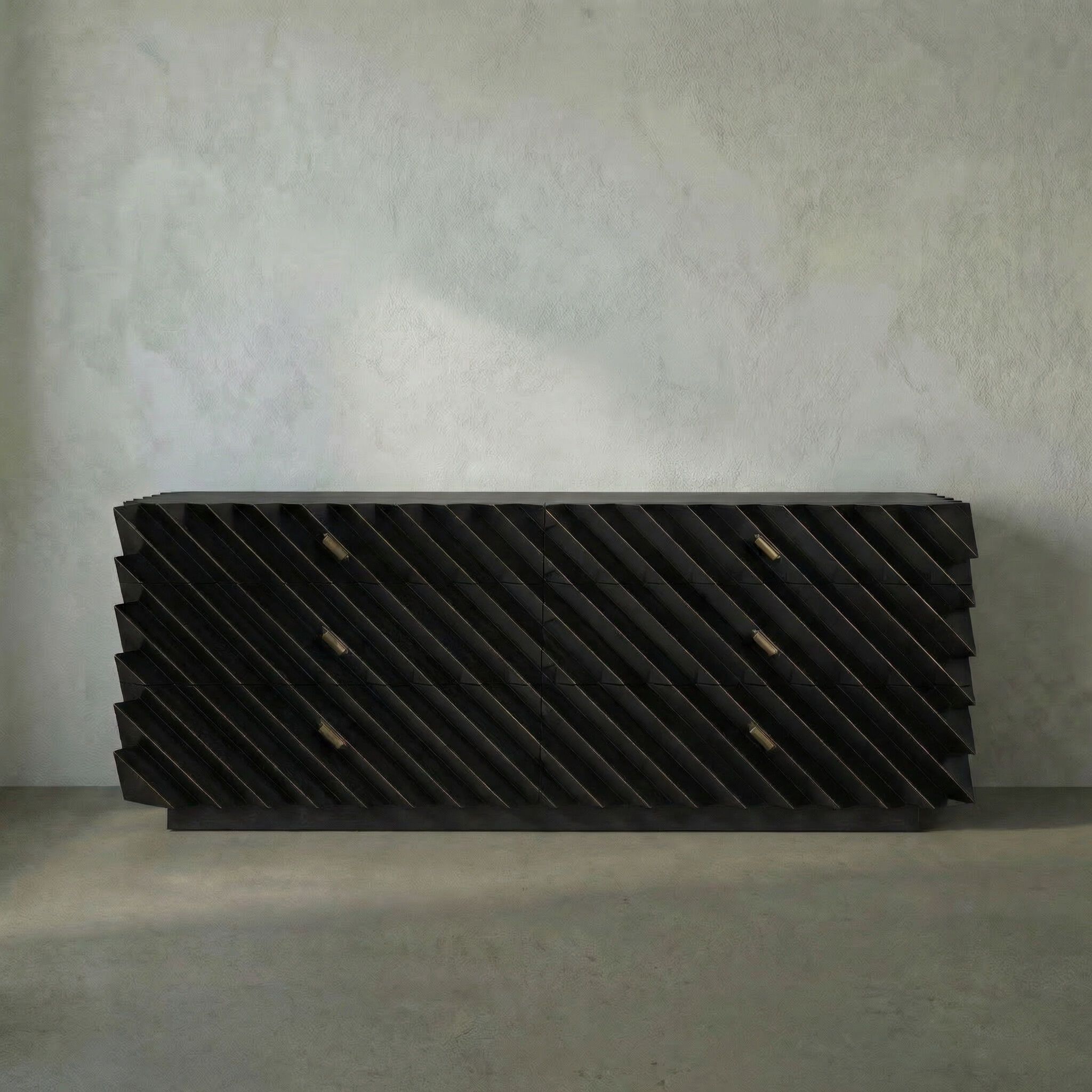 Hikaru Hand Rubbed Black Dresser