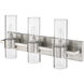 Lawson 3 Light 25 inch Brushed Nickel Vanity Wall Light