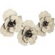 Emilia Off White with Dark Bronze and Gold Dimensional Wall Art