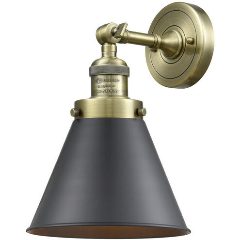 Franklin Restoration Appalachian 1 Light 8 inch Antique Brass Sconce Wall Light