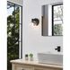 Valentina 1 Light 6.25 inch Matte Black Vanity Light Wall Light