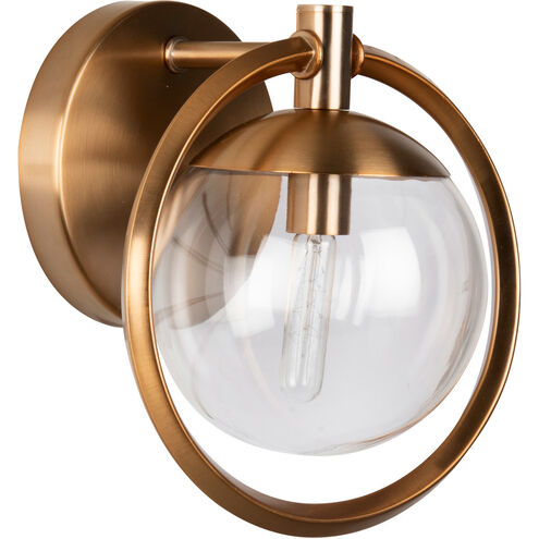 Piltz 1 Light 10.13 inch Satin Brass Vanity Light Wall Light
