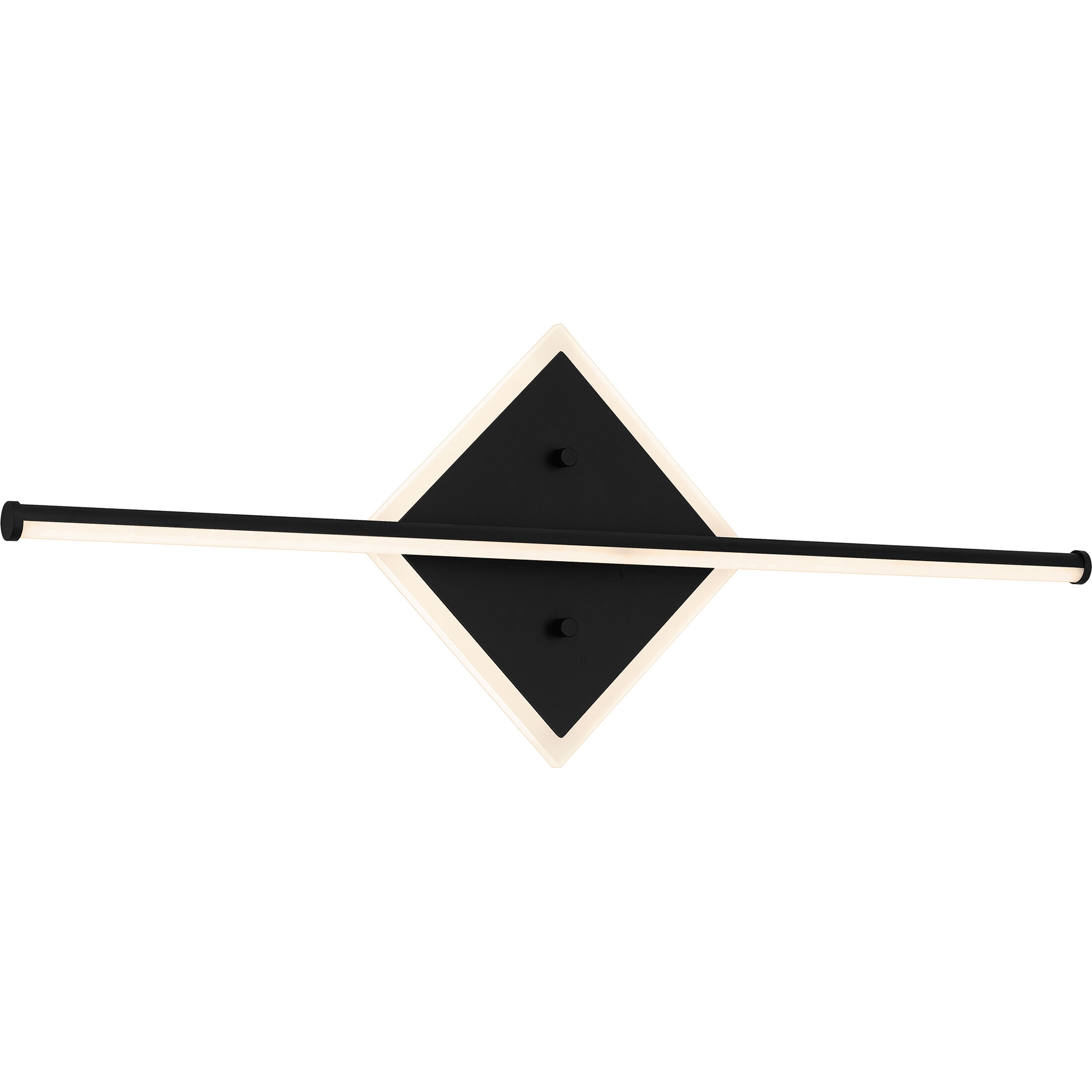 Parcelle LED 25 inch Matte Black Bath Light Wall Light