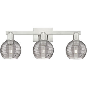 Athens Deco Swirl 3 Light 26.00 inch Bathroom Vanity Light