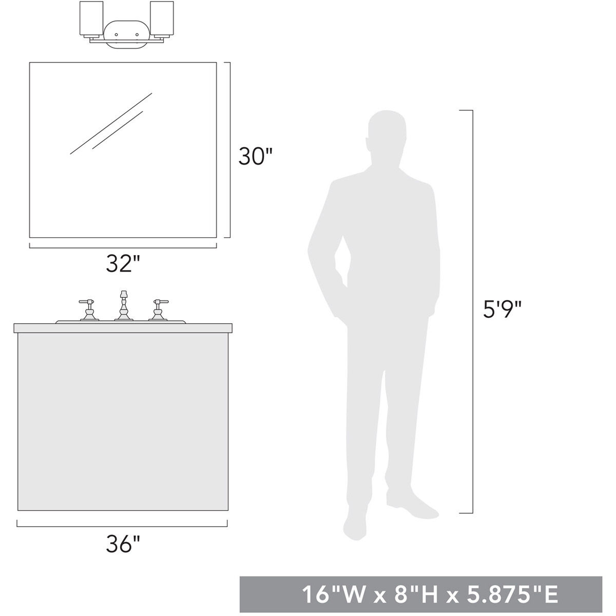 Manhattan Vanity Wall Light