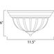 Essentials 583x 1 Light 12 inch Black Flush Mount Ceiling Light