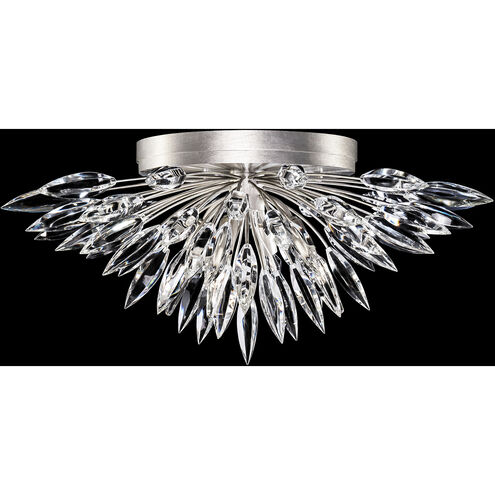Lily Buds 4 Light 26 inch Silver Flush Mount Ceiling Light