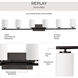 Replay 6 Light 48 inch Antique Bronze Bath Vanity Wall Light