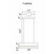 Krista LED 25 inch Satin White Pool Table Light Ceiling Light