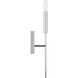 ED Ellen DeGeneres Brianna 1 Light 4 inch Polished Nickel Tail Sconce Wall Light
