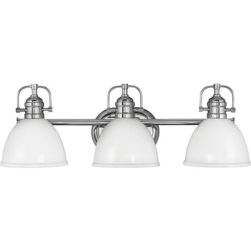 Rowan 3 Light 24.25 inch Chrome Vanity Light Wall Light