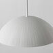 Kelly Wearstler Utopia LED 18 inch Plaster White Sculpted Pendant Ceiling Light