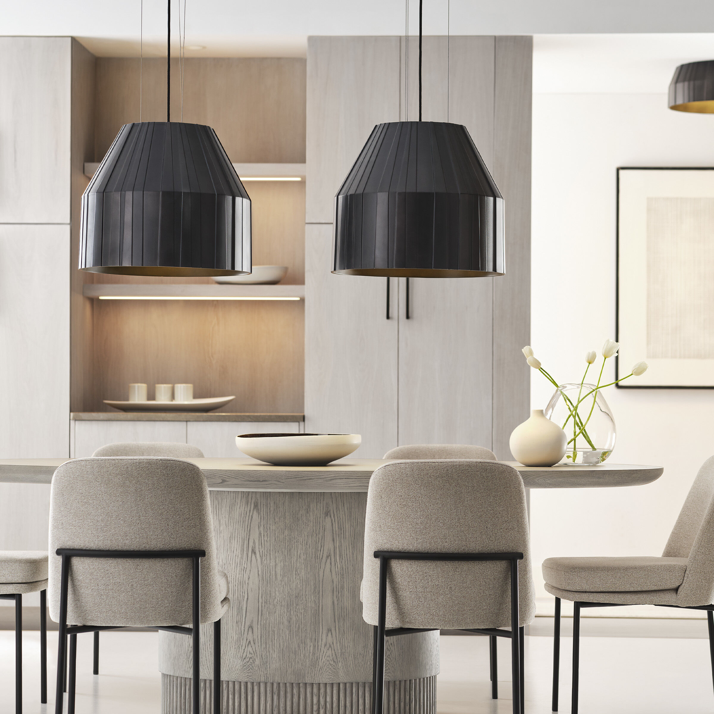 Clodagh Bling LED 20.2 inch Plated Dark Bronze Line-Voltage Pendant Ceiling Light