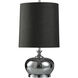 Cameron 32 inch 150.00 watt Chrome Table Lamp Portable Light