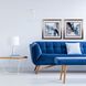 Abstract Collection Blue Framed Art