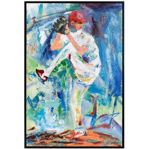 Wind Up 61.75 X 41.75 inch Hand Painted Canvas