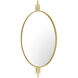 Propaganda 41 X 22 inch Gold Wall Mirror