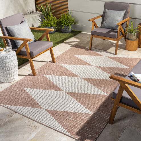 Greenwich 87 X 63 inch Light Grey Outdoor Rug, Rectangle