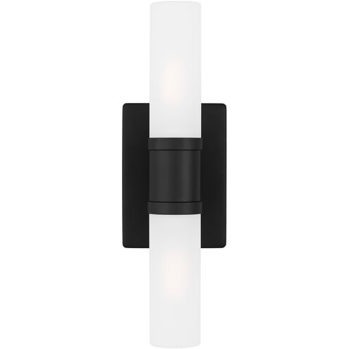 Keaton 2 Light 5 inch Midnight Black Bath Vanity Wall Light
