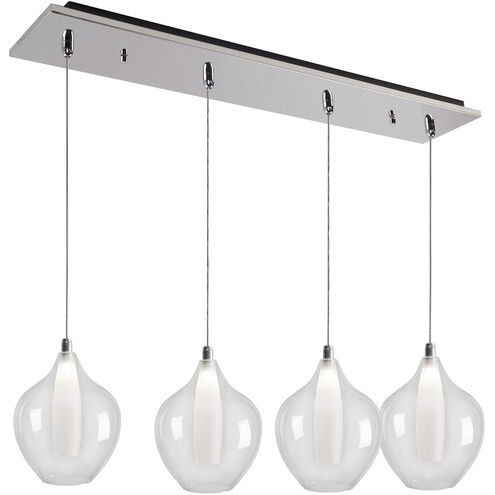 Victoria LED 7 inch Chrome Multi Pendant Ceiling Light
