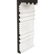 Nelson 60 X 14 inch Ebony Walnut and White Console in Ebony with White