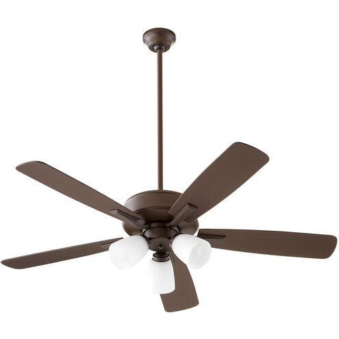 Ovation 52 inch Oiled Bronze with Oiled Bronze/Weathered Oak Blades Ceiling Fan