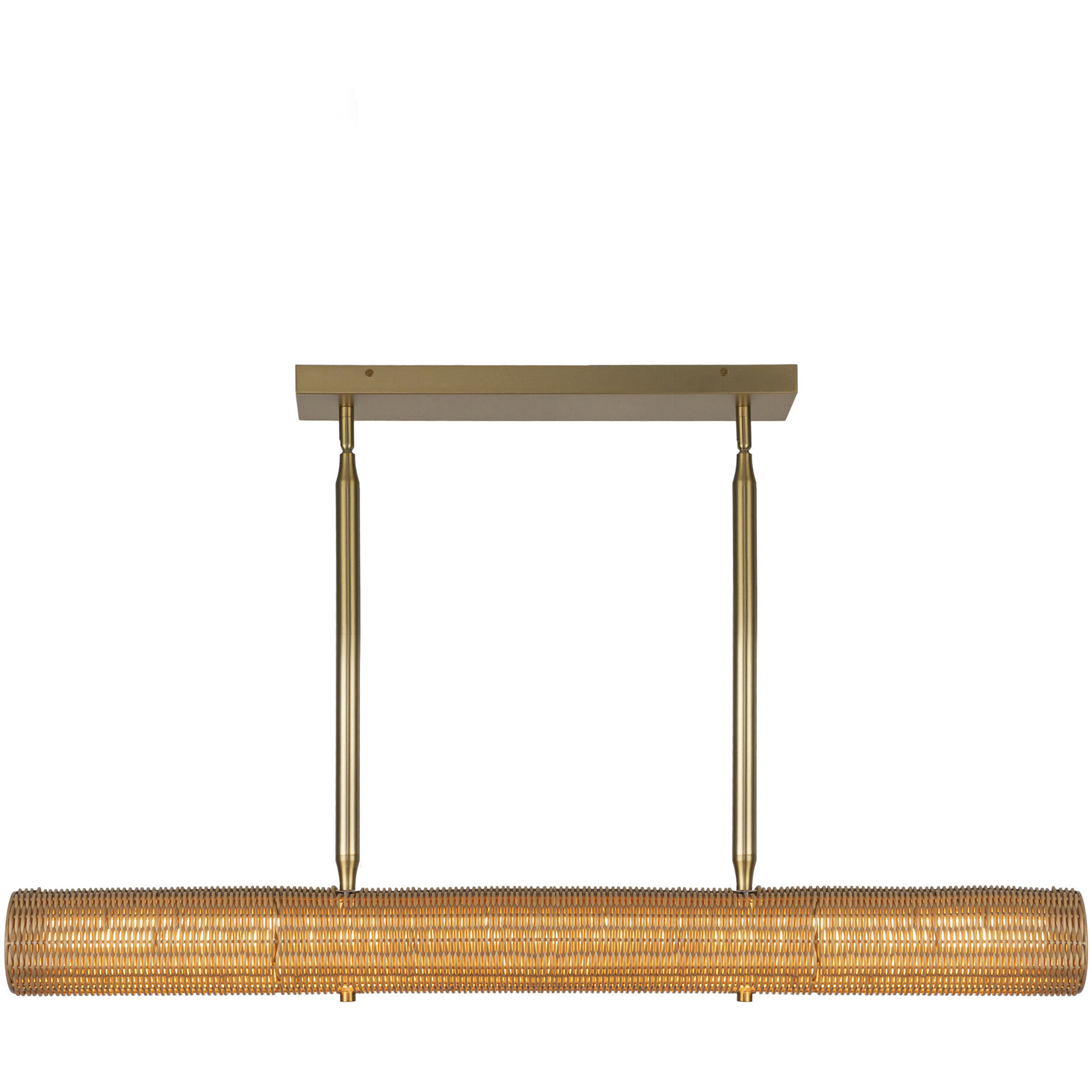 Alora Mood Maris LED 42 inch Brushed Gold Linear Pendant Ceiling Light