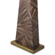Gaultier 27.95 inch 5 watt Brown Straw Marquetry Table Lamp Portable Light
