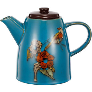 Exotic Melodies Blue/Red Teapot