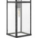 Estate Series Porter LED 25 inch Aged Zinc Outdoor Wall Mount Lantern, Large