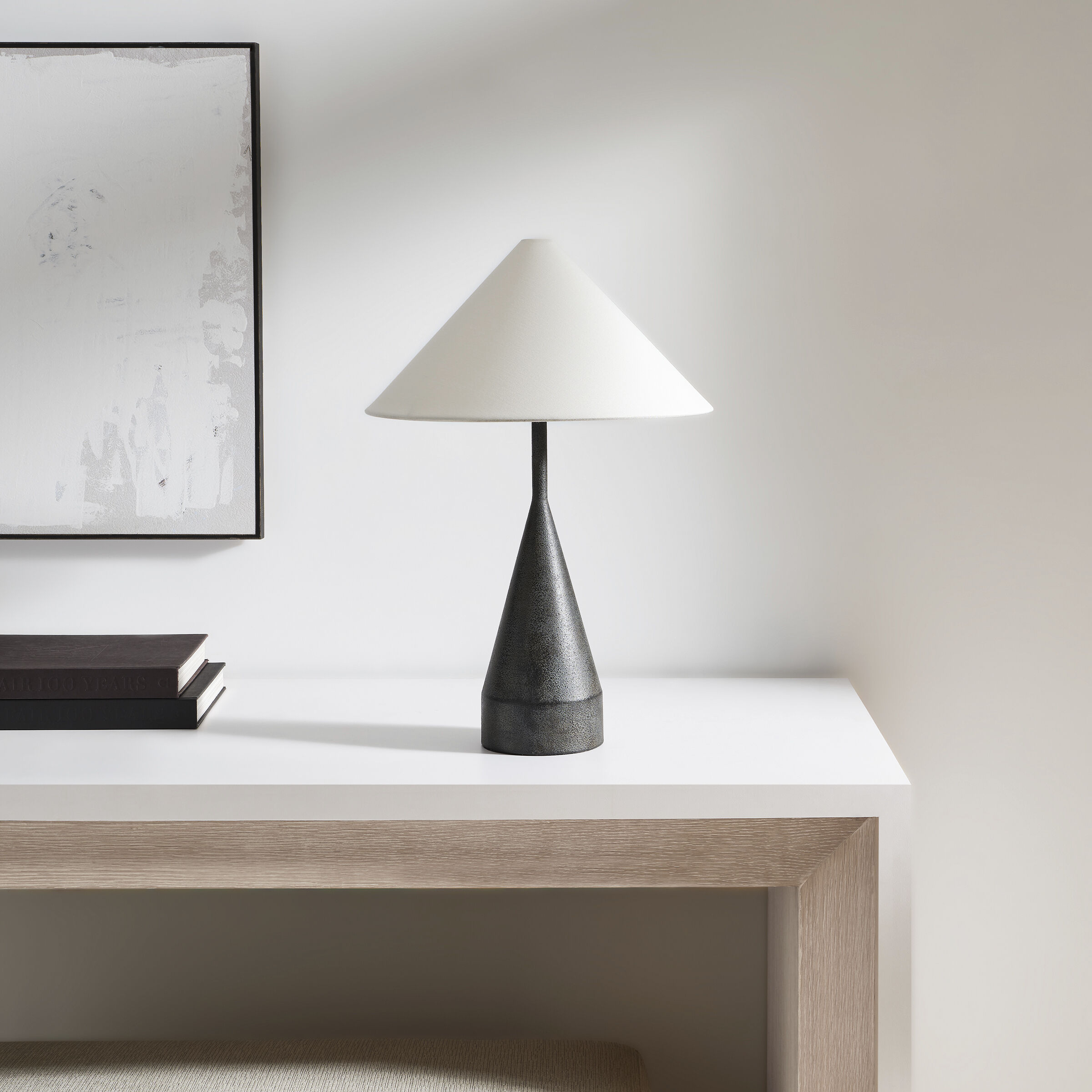 Kelly by Kelly Wearstler Brachion 20.88 inch 60 watt Black Pearl Table Lamp Portable Light