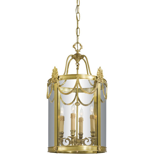 Jonathan 4 Light 15.25 inch Dore Gold Foyer Pendant Ceiling Light