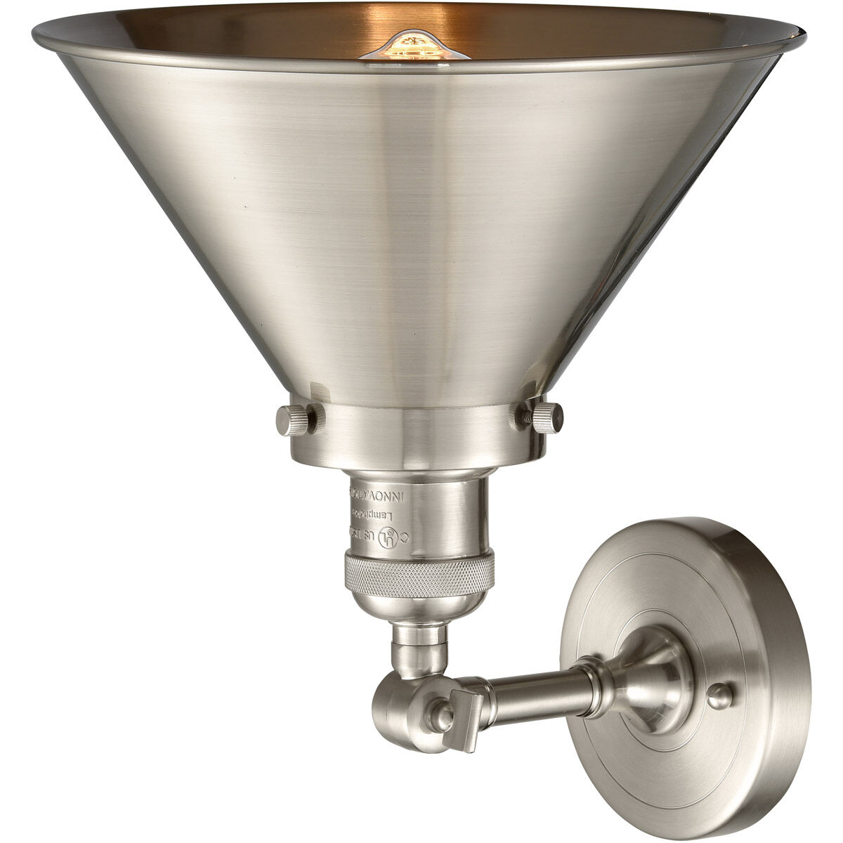 Franklin Restoration Briarcliff LED 10 inch Brushed Satin Nickel Semi-Flush Mount Ceiling Light, Franklin Restoration