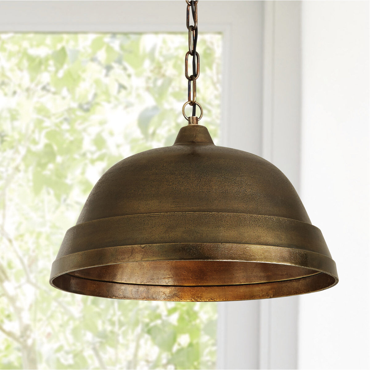 Sedona 1 Light 18 inch Oxidized Brass Pendant Ceiling Light