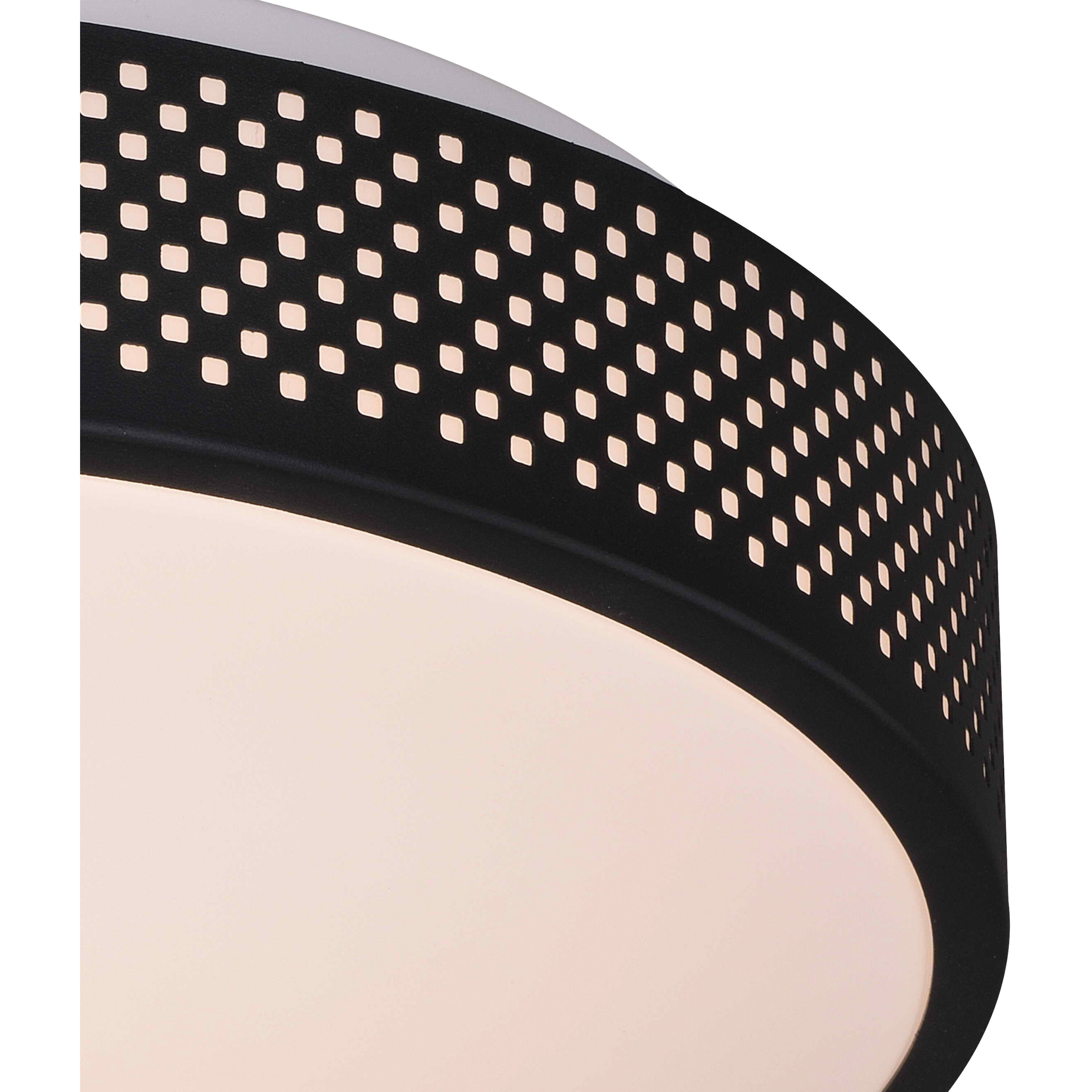 Anson LED 13.5 inch Black Flush Mount Ceiling Light