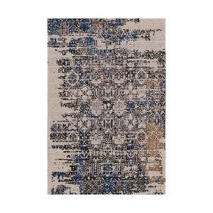 Amsterdam 36 X 24 inch Navy/Charcoal/Camel/Ivory/Denim Rugs, Rectangle