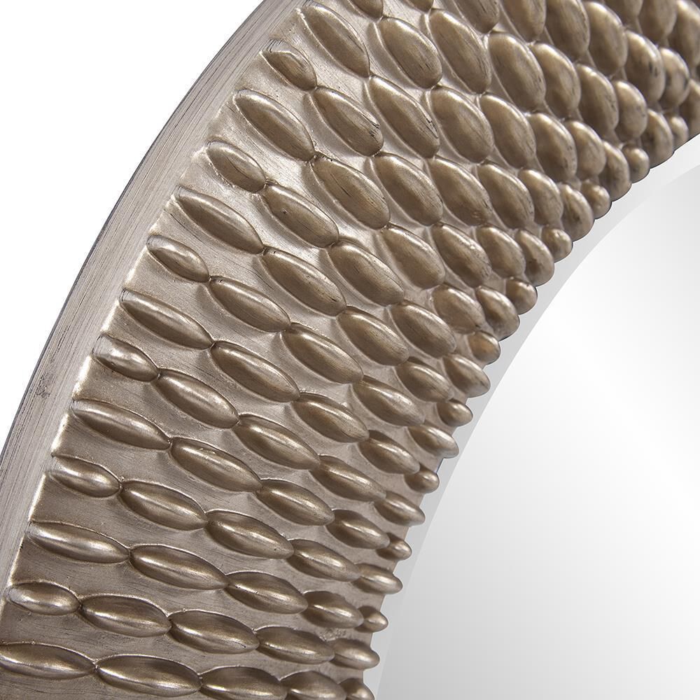 Bergman 32 X 32 inch Silver Leaf Wall Mirror