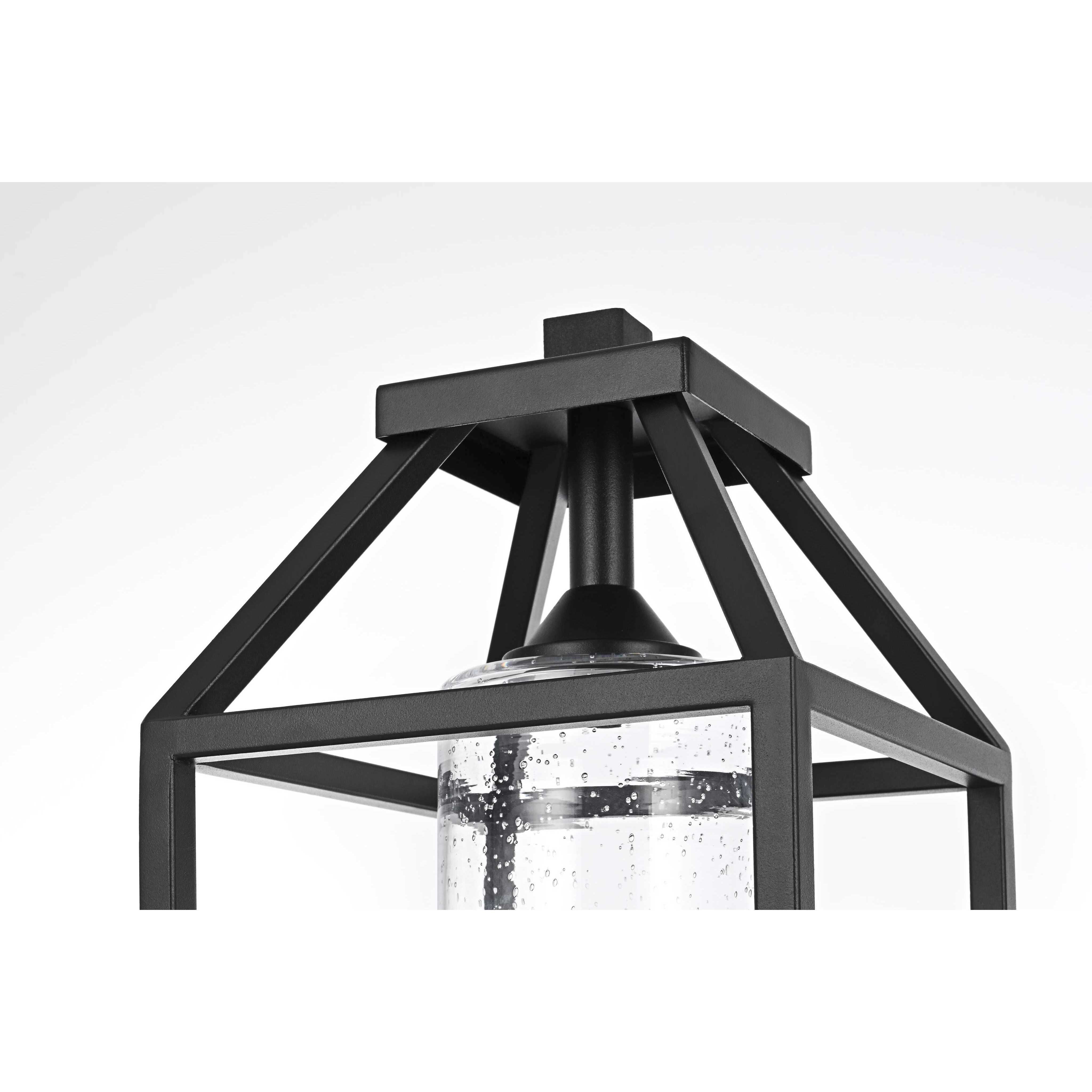 Zora 1 Light 20.5 inch Black Outdoor Post Light