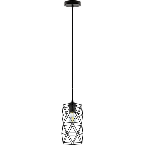 Estevau 2 1 Light 6 inch Matte Black Mini Pendant Ceiling Light